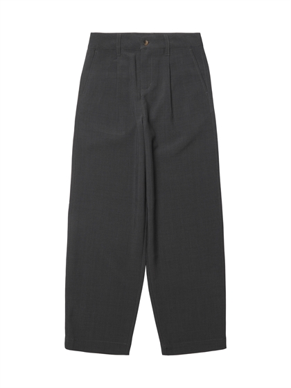 Grunt Curtiz Paco Pleat - Dark Grey Melange